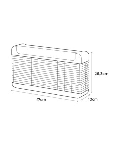 Mata Insectos Profesional Electrónico Con Led 13W 150M² Negro EDM 2