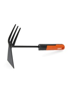 Azada+Rastrillo De Jardinería 31CM Gris/Naranja EDM