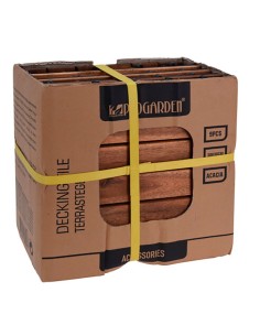 Pack 9 Unidades Baldosas Para Terraza Acacia 30X30CM Progarden 2