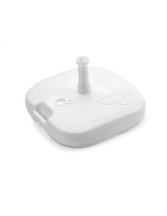 Pie De Parasol 16 Litros Blanco 44X44X12CM Ipae Progarden