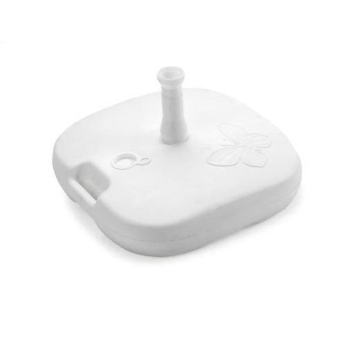 Pie De Parasol 16 Litros Blanco 44X44X12CM Ipae Progarden Pie De Parasol 16 Litros Blanco 44X44X12CM Ipae Progarden