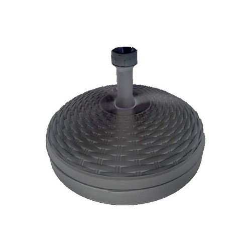 Pie De Parasol 20 Litros Negro Ø46X15CM Ipae Progarden Pie De Parasol 20 Litros Negro Ø46X15CM Ipae Progarden