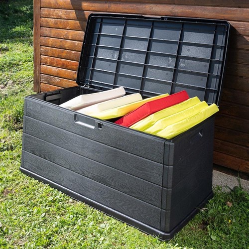 Arcón para Exterior Alpha Antracita 118X59X57CM Ipae Progarden