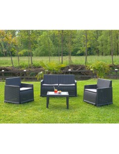 Conjunto de Jardín Iseo 4 Piezas Antracita Progarden 2