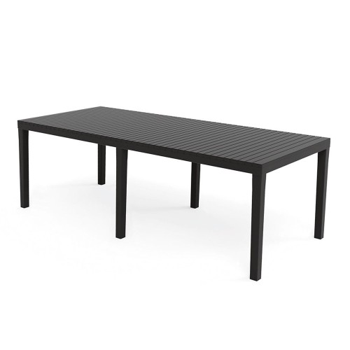 Mesa Extensible Antracita Para Exterior 150-220X90X72CM Progarden