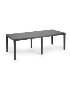 Mesa Extensible Antracita Para Exterior 72X150/220X90CM Progarden