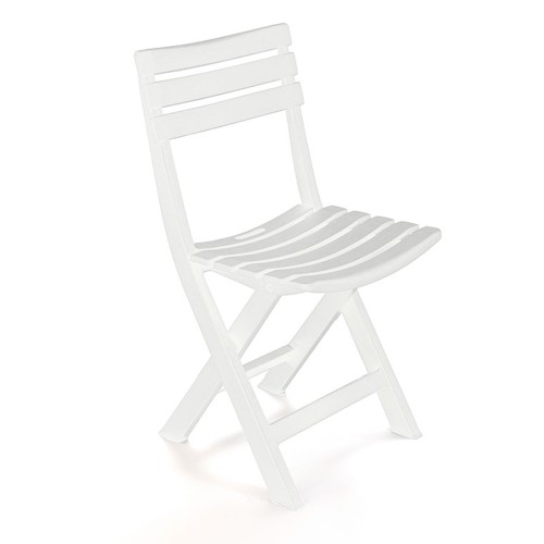 Silla de Jardín Plegable Birki Blanca Ipae Progarden