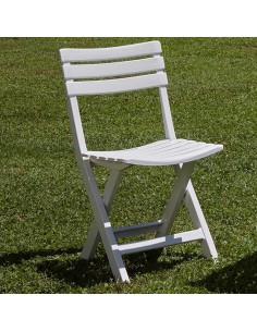 Silla de Jardín Plegable Birki Blanca Ipae Progarden 2