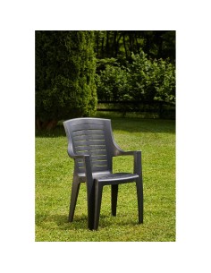 Silla de Jardín Antracita Talia Aplicable Ipae Progarden 2