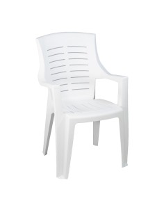 Silla de Jardín Blanca Talia Apilable Ipae Progarden