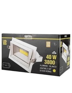 Aplique LED downlight 40W.Cálida - 1 2