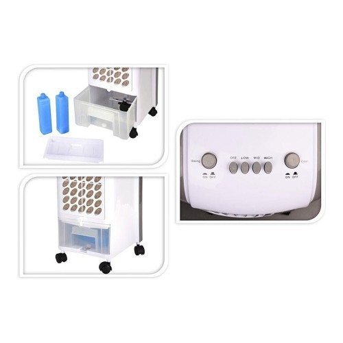 Climatizador de Aire Por Agua 80W 3,6L 3 Posiciones EDM