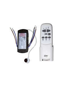 Mando A Distancia + Receptor Universal Para Ventilador De Techo EDM