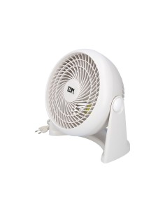 Ventilador 2 En 1 Suelo Y Pared Blanco 50W Aspas Ø18cm EDM 2