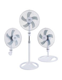 Ventilador de Pie/Sobremesa/Pared 3 En 1 45W Ø40cm EDM