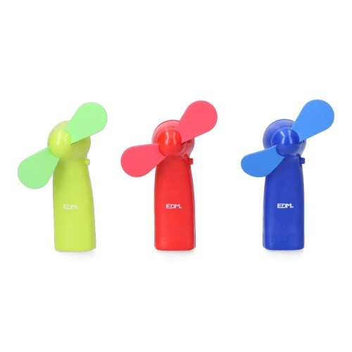 Ventilador A Pilas Funny Colors 2xAA (No Incluidas) EDM