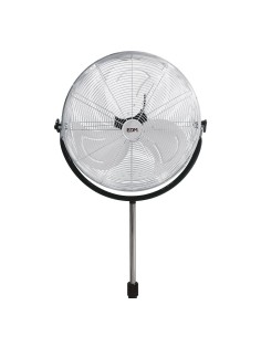 Ventilador De Pie Industrial Negro 120W Aspas Ø50cm Regulable EDM 2