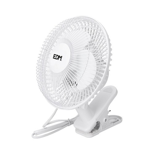 Ventilador De Pinza Blanco 15W Ø21cm EDM