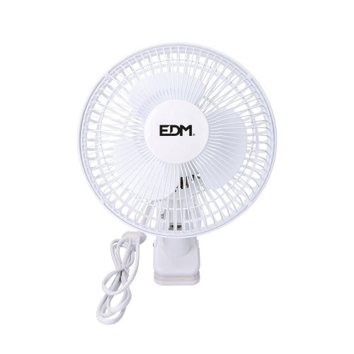 Ventilador De Pinza Blanco 15W Ø21cm EDM
