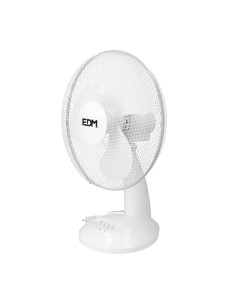 Ventilador De Sobremesa Blanco 45W Aspas Ø40x61cm EDM 2