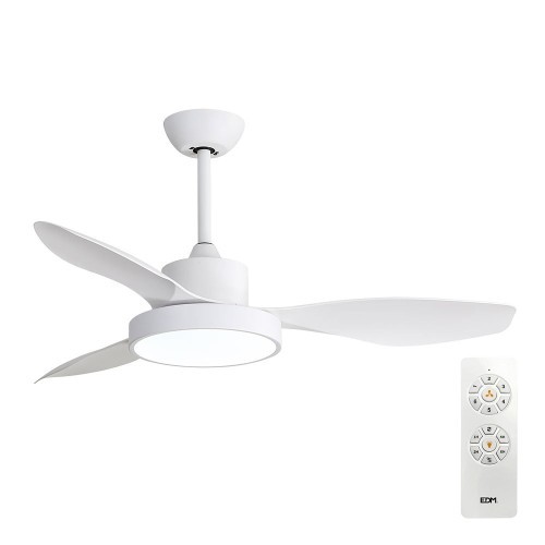 Ventilador De Techo LED 120cm 38W + Luz 22W 2160lm Ártico EDM Ventilador De Techo LED 120cm 38W + Luz 22W 2160lm Ártico EDM