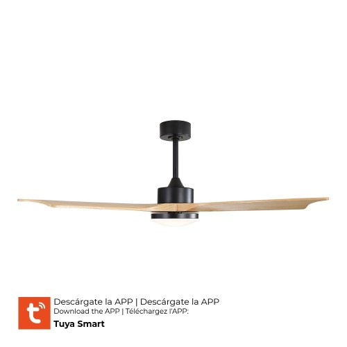 Ventilador De Techo Inteligente Con Aspas Luz LED 3CCT Báltico 20W EDM