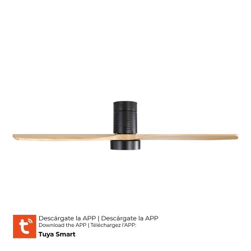 Ventilador De Techo Inteligente Luz LED 3CCT Kara 30W EDM