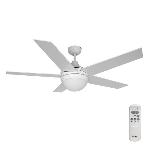 Ventilador De Techo Adriatico Blanco 60W Con Mando A Distancia EDM