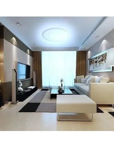 Aplique LED cuadrado blanco 24W.Neutra - 1 2