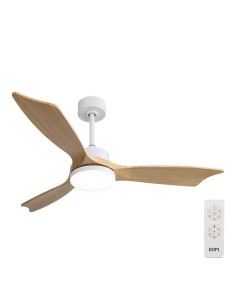 Ventilador De Techo Báltico Con 3 Aspas De Madera Ø132cm EDM