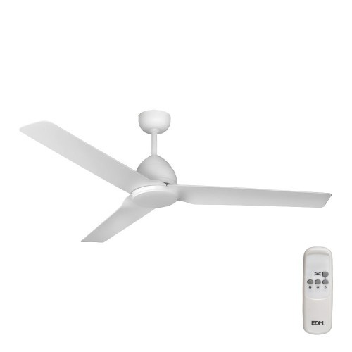Ventilador De Techo Java Blanco 60W Ø130cm Con Mando A Distancia Ventilador De Techo Java Blanco 60W Ø130cm Con Mando A Distancia