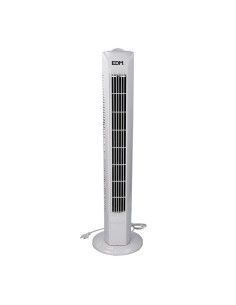 Ventilador De Torre 45W Blanco con Cabezal Ajustable EDM