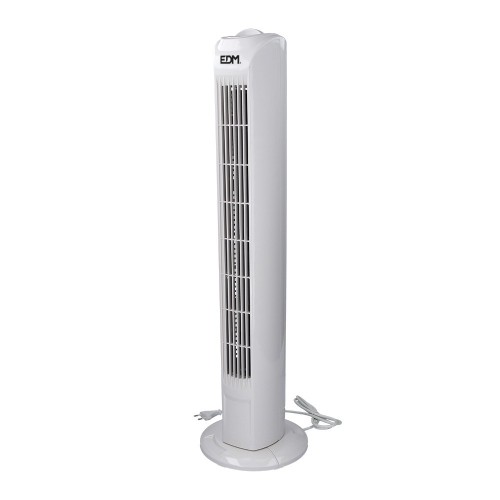 Ventilador De Torre 45W Blanco con Cabezal Ajustable EDM