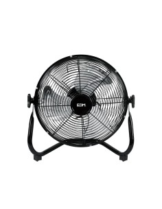 Ventilador Industrial De Suelo Negro 45W Aspas Ø30x41cm EDM