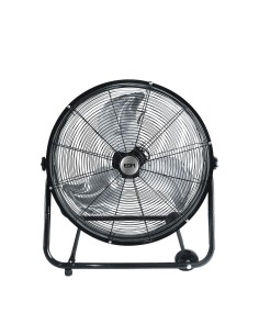 Ventilador Industrial De Suelo Con Ruedas Negro  180W Aspas EDM