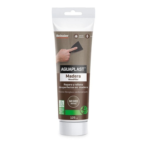 Aguaplast Masilla para Madera Negro Wenge 125ML 70000-009 Beissier Aguaplast Masilla para Madera Negro Wenge 125ML 70000-009 Beissier
