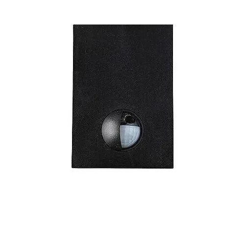 Aplique LED sensor IP54 negro 10W.(Fría, Neutra) - 5