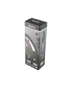 Aplique LED sensor IP54 negro 10W.(Fría, Neutra) - 1 2