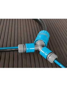 Conector De 3 Vías en T Con Reductor Ideal 1" Cellfast 2