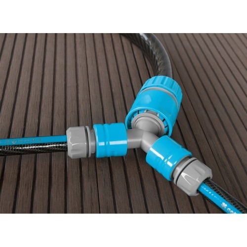 Conector De 3 Vías en T Con Reductor Ideal 1" Cellfast Conector De 3 Vías en T Con Reductor Ideal 1" Cellfast