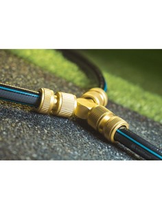 Conector De 3 Vias en T de Latón Brass Cellfast 2