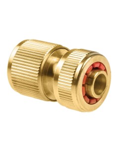Conector Rápido Manguera Stop De Latón Brass 5/8"
