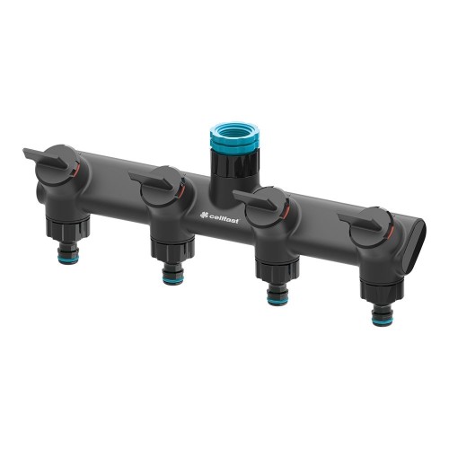 Difusor de Agua De 4 Vías Ergo 1/2" 3/4" Y 1" Cellfast