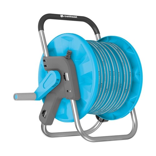 Kit Portamangueras Equipado Con 20M De Manguera Aluplus Cellfast
