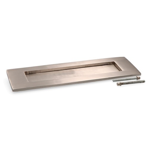 Placa Para Buzón Níquel Mate 100x305mm EDM