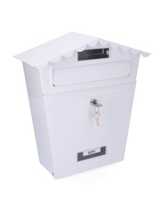 Buzón Acero 295x105x355mm Blanco EDM
