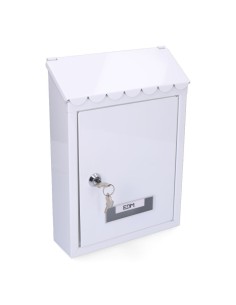 Buzón Acero 210x60x300mm Blanco EDM