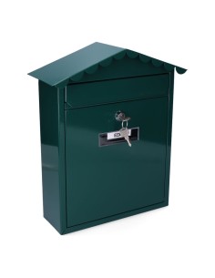 Buzón Acero 260x90x355mm Verde EDM