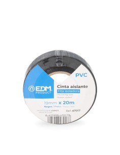 Cinta Aislante Negra 20m x 19mm Calidad Supra EDM 2