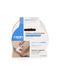 Cinta Americana Blanca Multiuso 10m x 50mm EDM 2